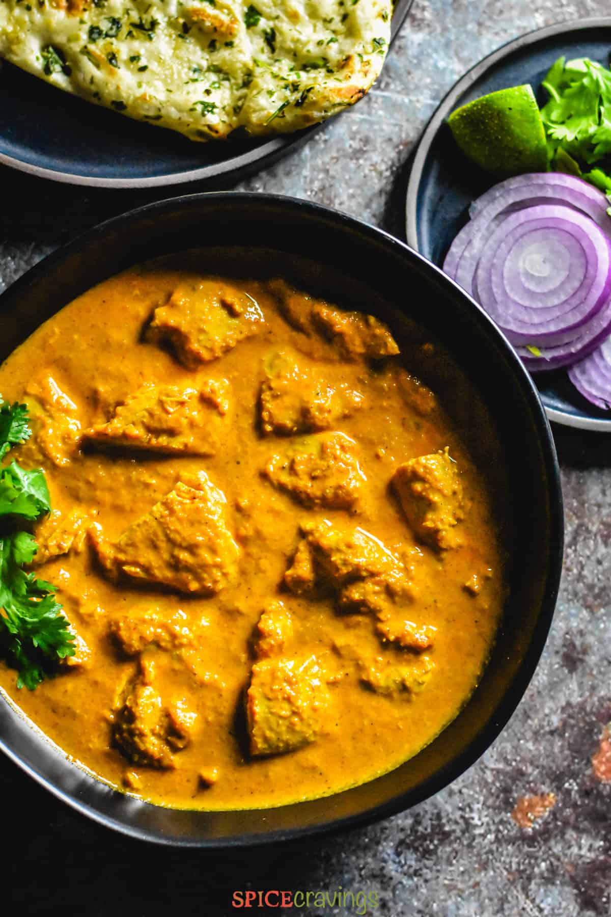 Close up of Butter Chicken made in Instant Pot