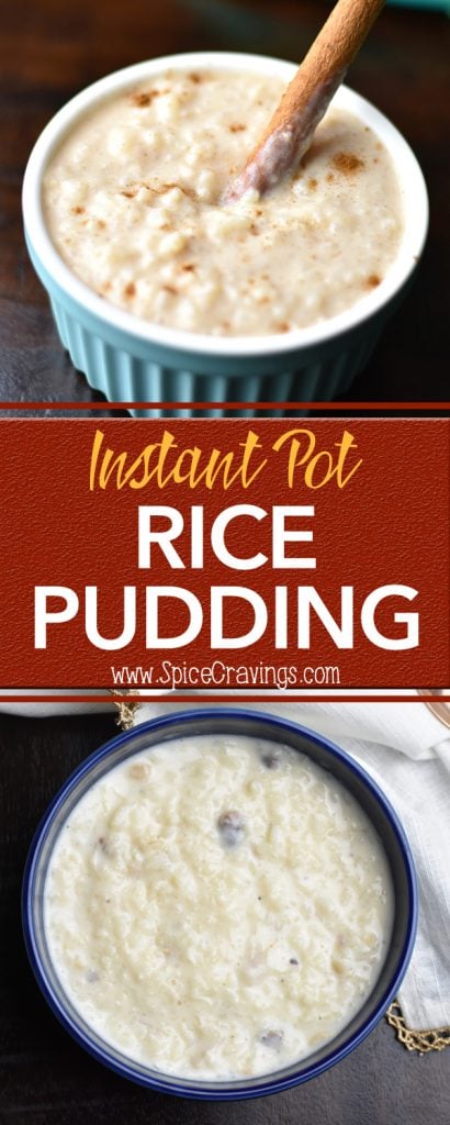 a Bowl of rice pudding with a cinnamon stick