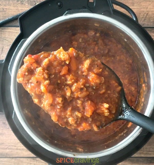pasta sauce in instant pot