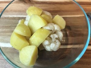 Cauliflower Potato Garlic Sauce