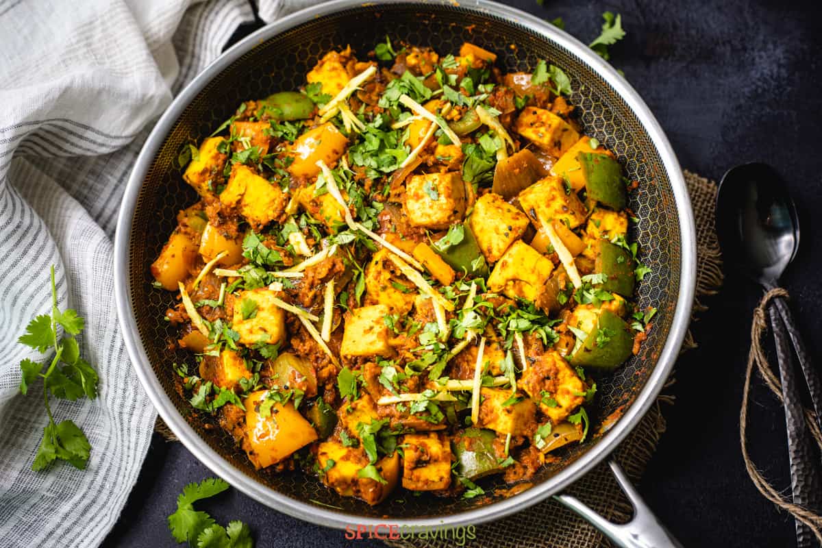 Kadai Paneer - Spice Cravings