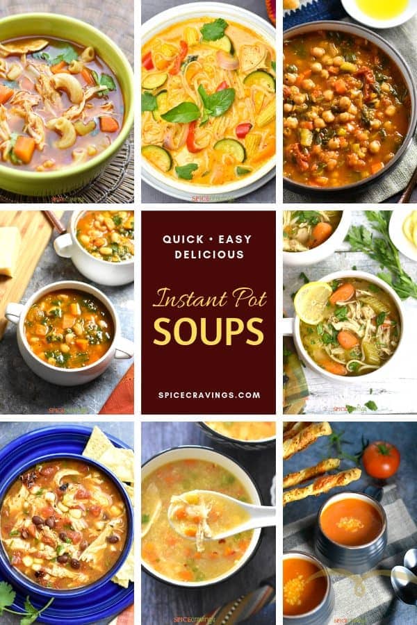 A collection of Instant Pot Soup Recipes
