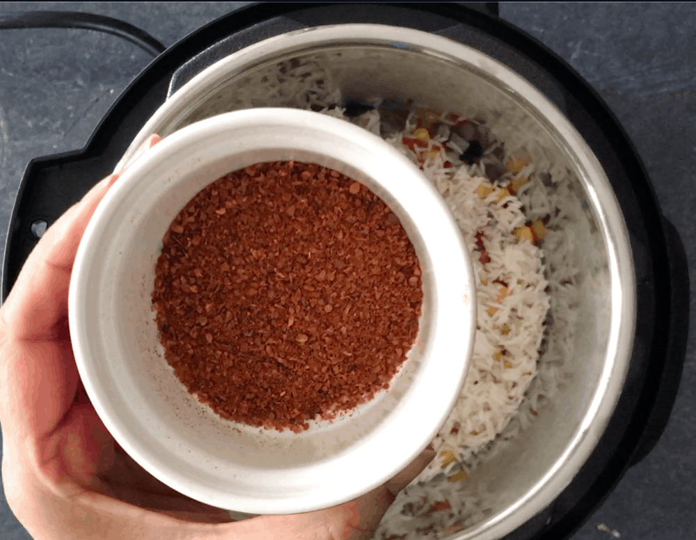 Spice mix for making rice in Instant pot