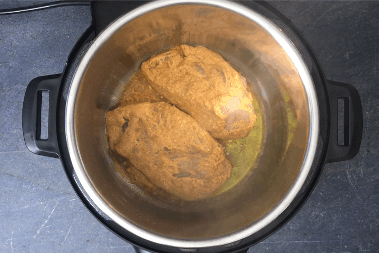 Cooking chicken in the Instant Pot for tikka masala