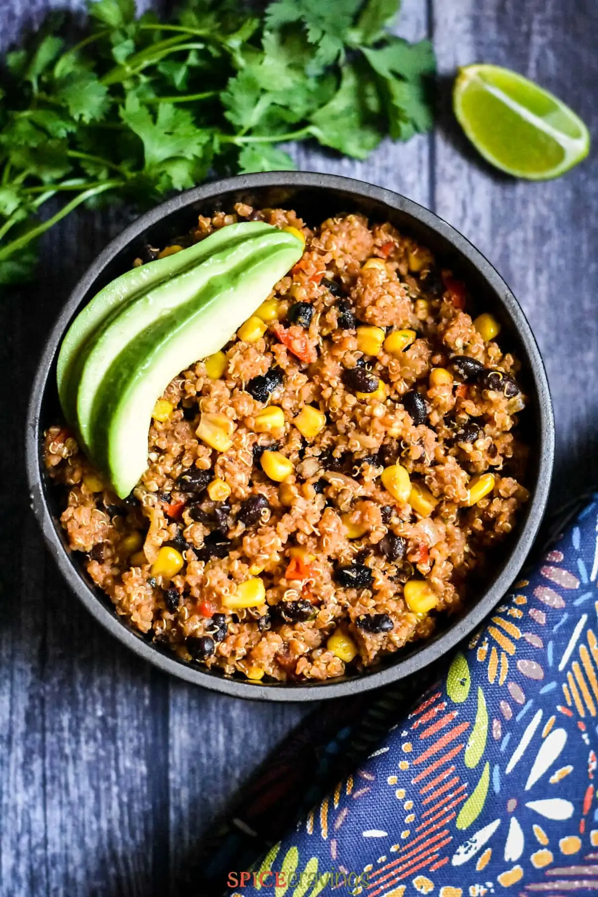 Mexican Quinoa in the Instant Pot from Spice Cravings