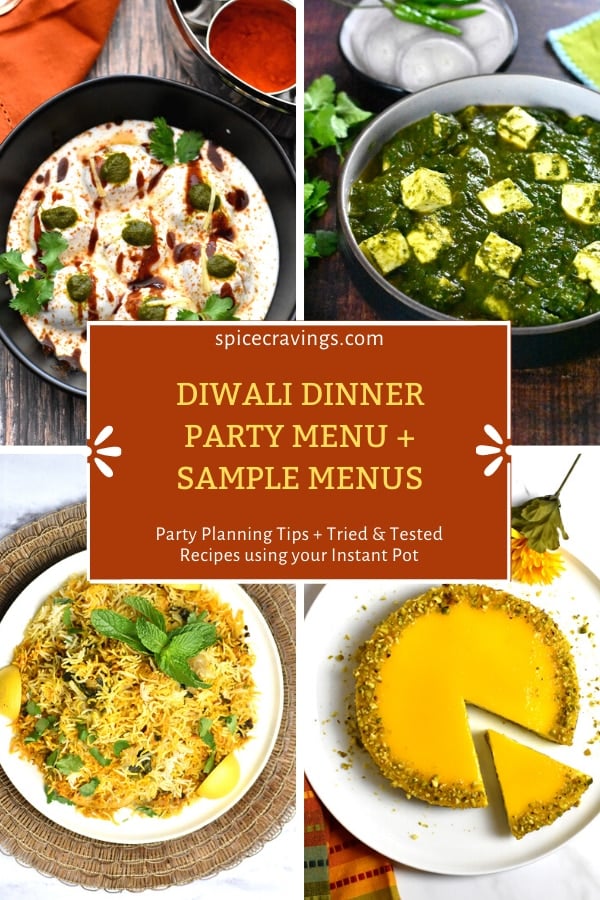 Indian Recipe collection for Diwali or any Indian Dinner Party