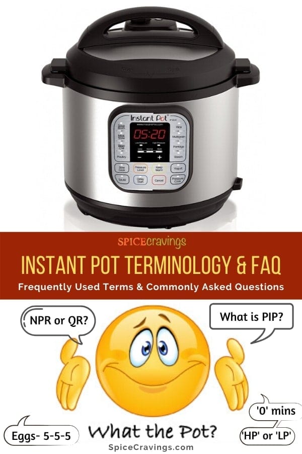 instant pot and clip art smiley face with quote bubbles