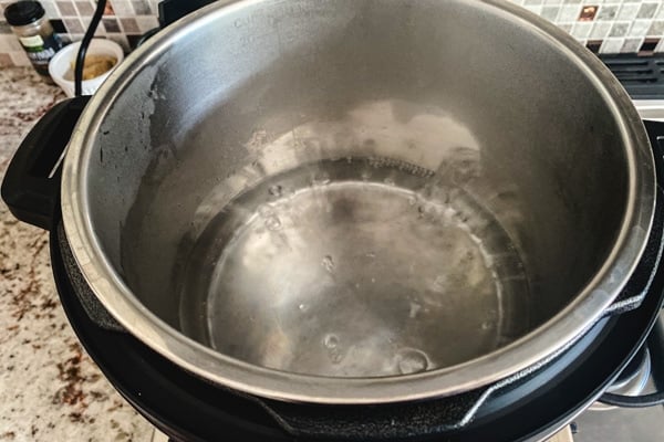 boiling water in instant pot