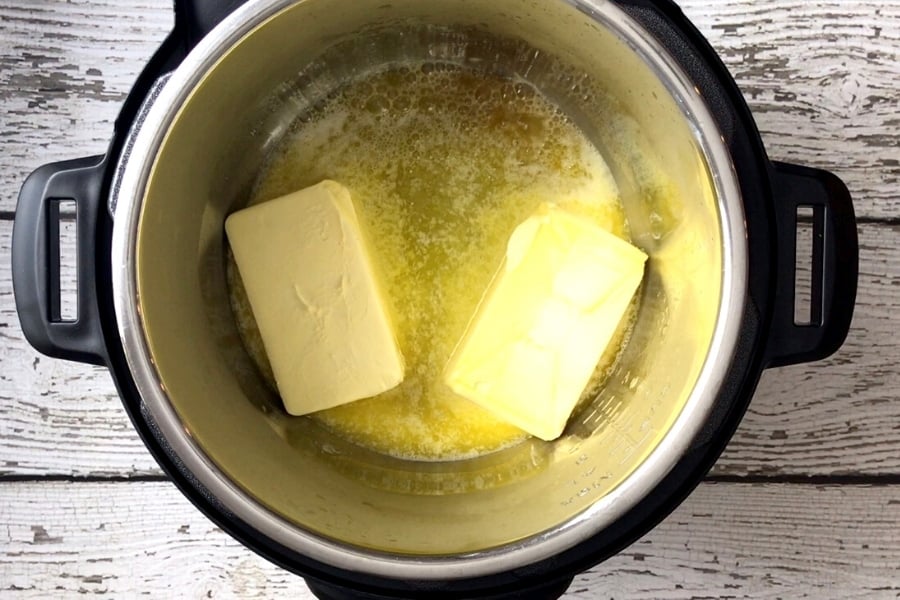 melting butter in instant pot