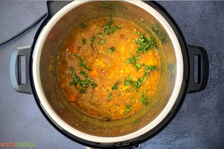 homemade sambar recipe in instant pot