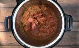 beef and water in instant pot