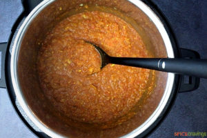 Curry sauce in the Instant Pot