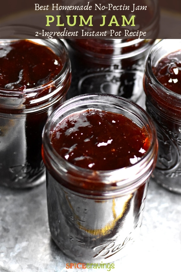Mason jar filled with jam