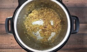 sauteed aromatics in instant pot