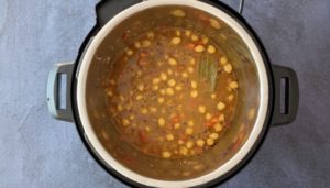 chickpea masala mix in instant pot