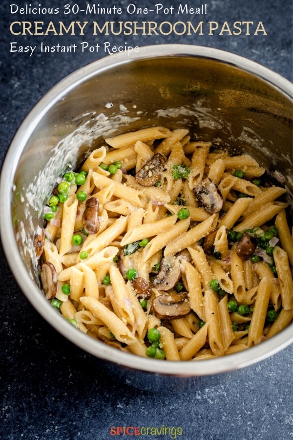 mushroom pasta recipe in instant pot