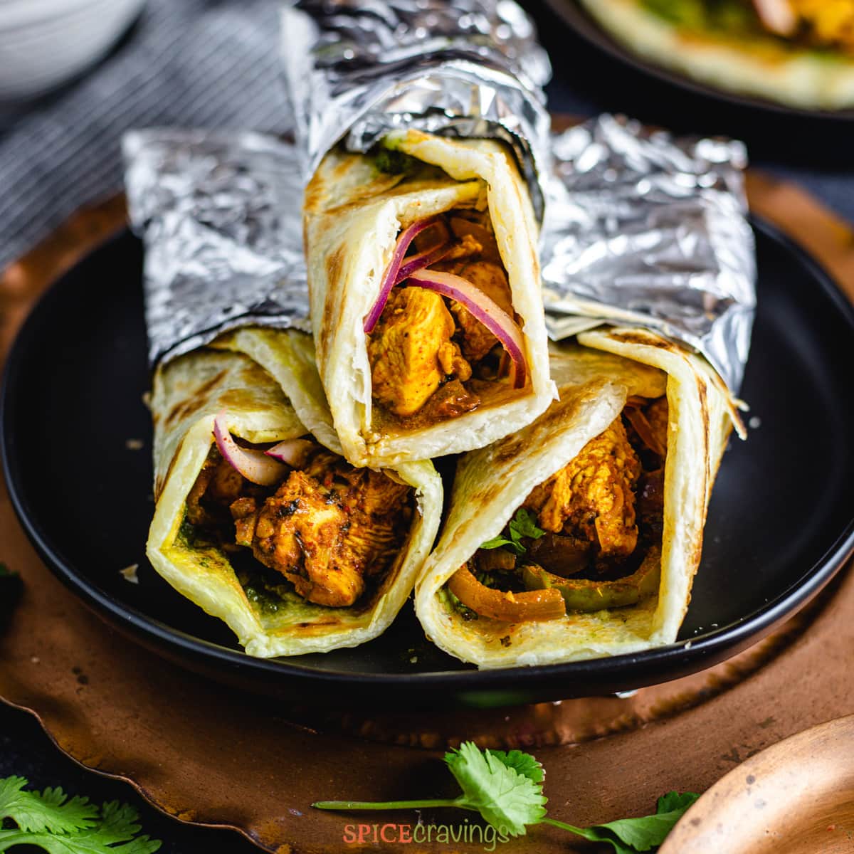 Chicken Kathi Roll (Chicken Frankie) - Spice Cravings