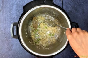 Sauteeing onions in pressure cooker