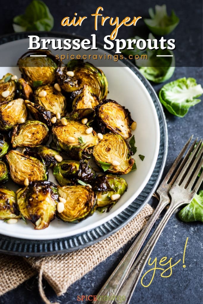 Air Fryer Balsamic Brussel Sprouts