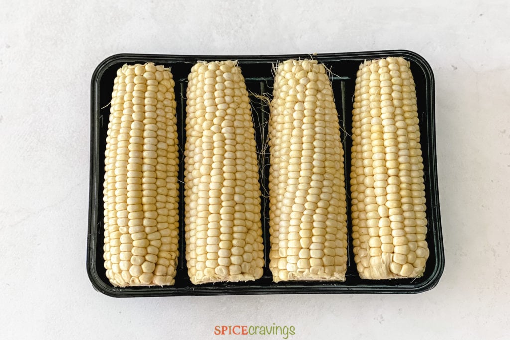 4 ears of corn