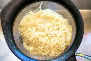 drained rice noodles