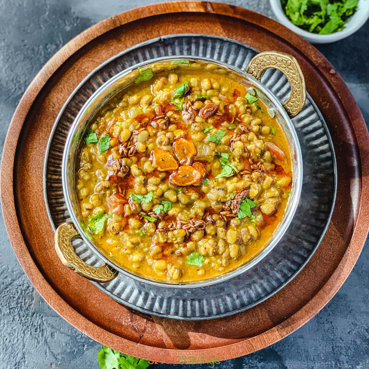 Green Moong Dal (Mung Beans Curry) - Spice Cravings
