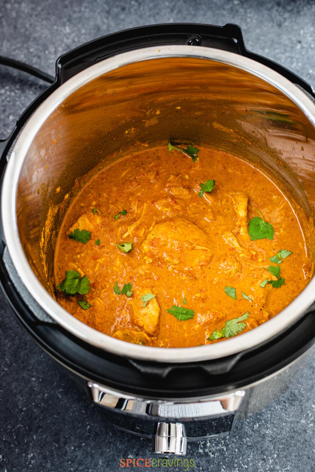 butter chicken in the instant pot from above