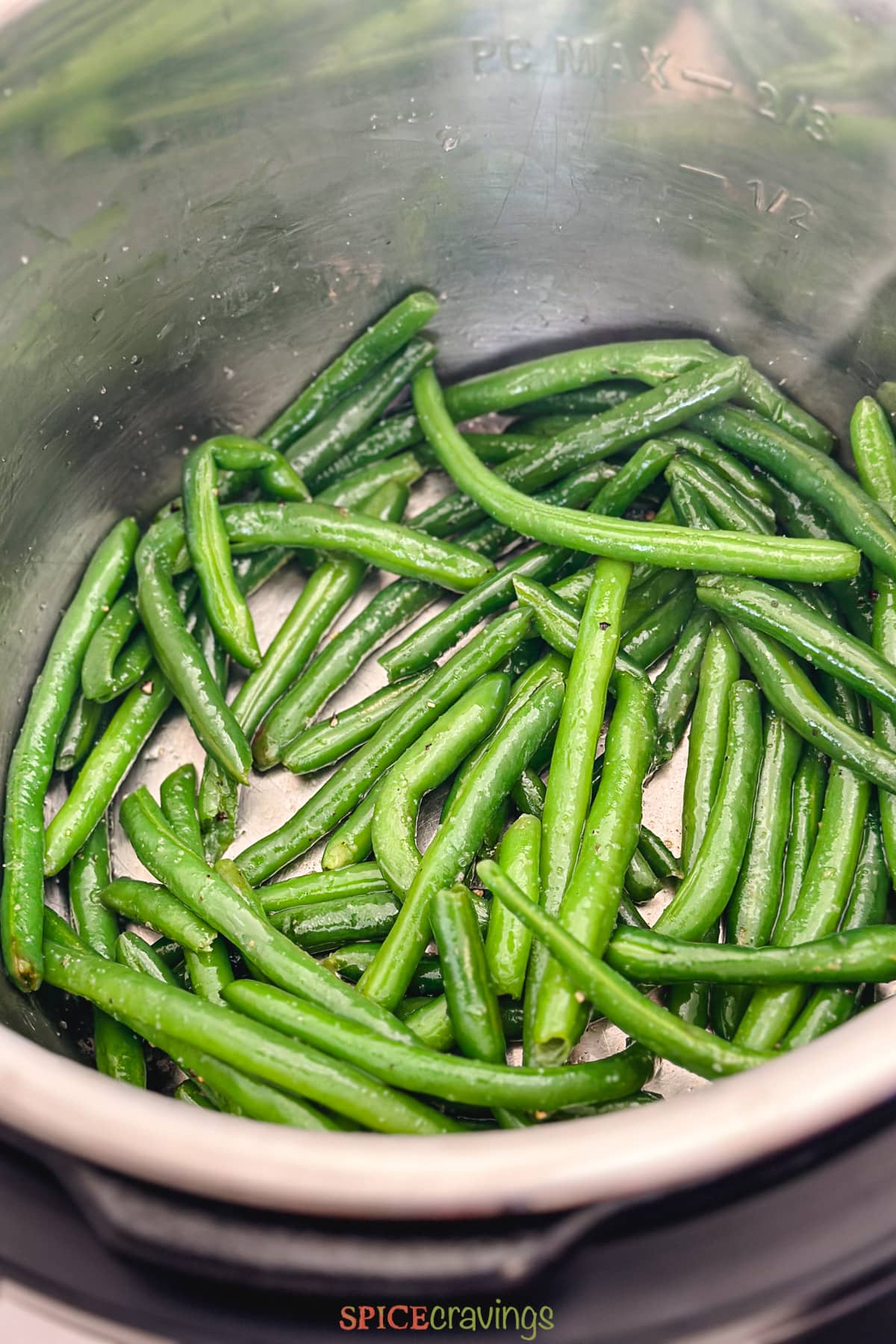 sauteing green beans in instant pot