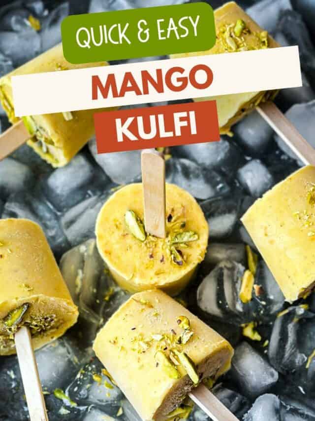 Mango Kulfi (Indian Mango Ice Cream)